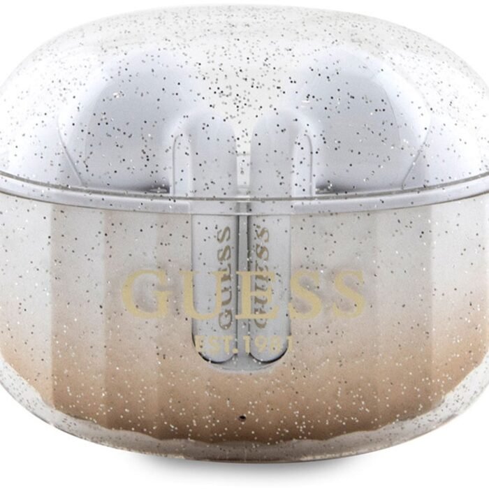 Guess – Draadloos – earphones – Oortjes – TWS – Glitter Gradient – Goud
