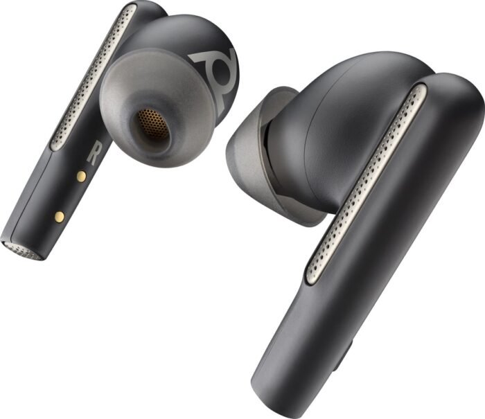 POLY Voyager Free 60 UC M Carbon Black Earbuds + BT700 USB-C-adapter + oplaadcase basis