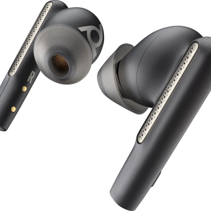 POLY Voyager Free 60 UC M Carbon Black Earbuds + BT700 USB-C-adapter + oplaadcase basis