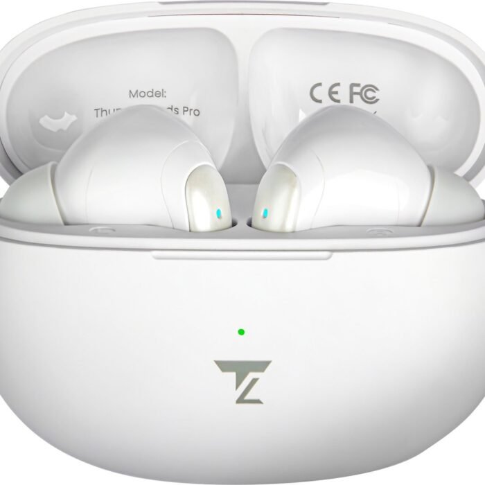 Thunderz Draadloze oortjes bluetooth - Noise Cancelling - 26 uur speeltijd - iOS en Android - Touchbediening - 3x Eartips Maat S, M, L - Bluetooth oordopjes