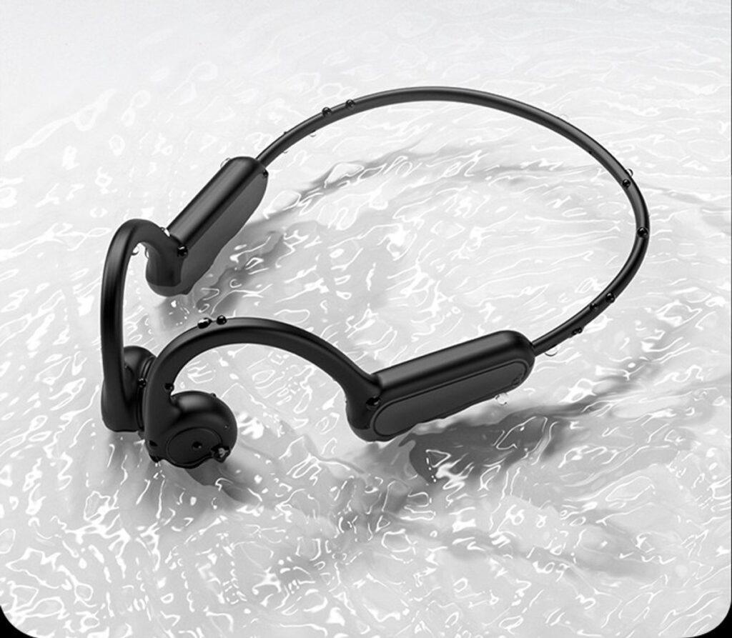 Bone Conduction Headphone - Bone Conduction Oordopjes - Koptelefoon Bone - Sport hoofdtelefoon - Sport oortjes - Bluetooth 5.3 - Geschikt voor elke Smartphone-zwart