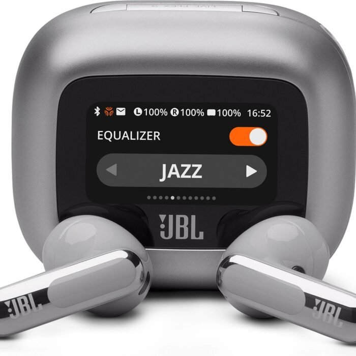 JBL Live Flex 3 - Volledig Draadloze Oordopjes - Zilver