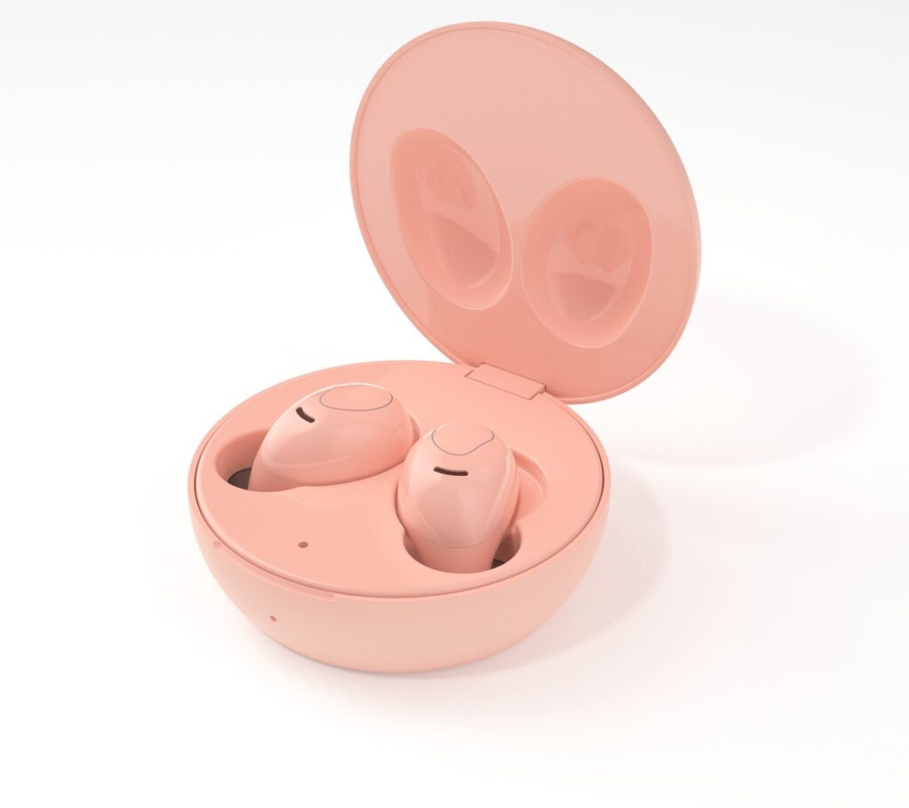 LEDWOOD LD-I9W-TWS-PAST-PIN - LUNA TWS in-ear oordopjes, draadloos opladen, roze