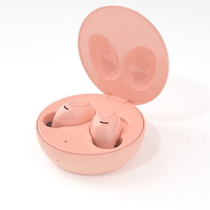LEDWOOD LD-I9W-TWS-PAST-PIN - LUNA TWS in-ear oordopjes, draadloos opladen, roze