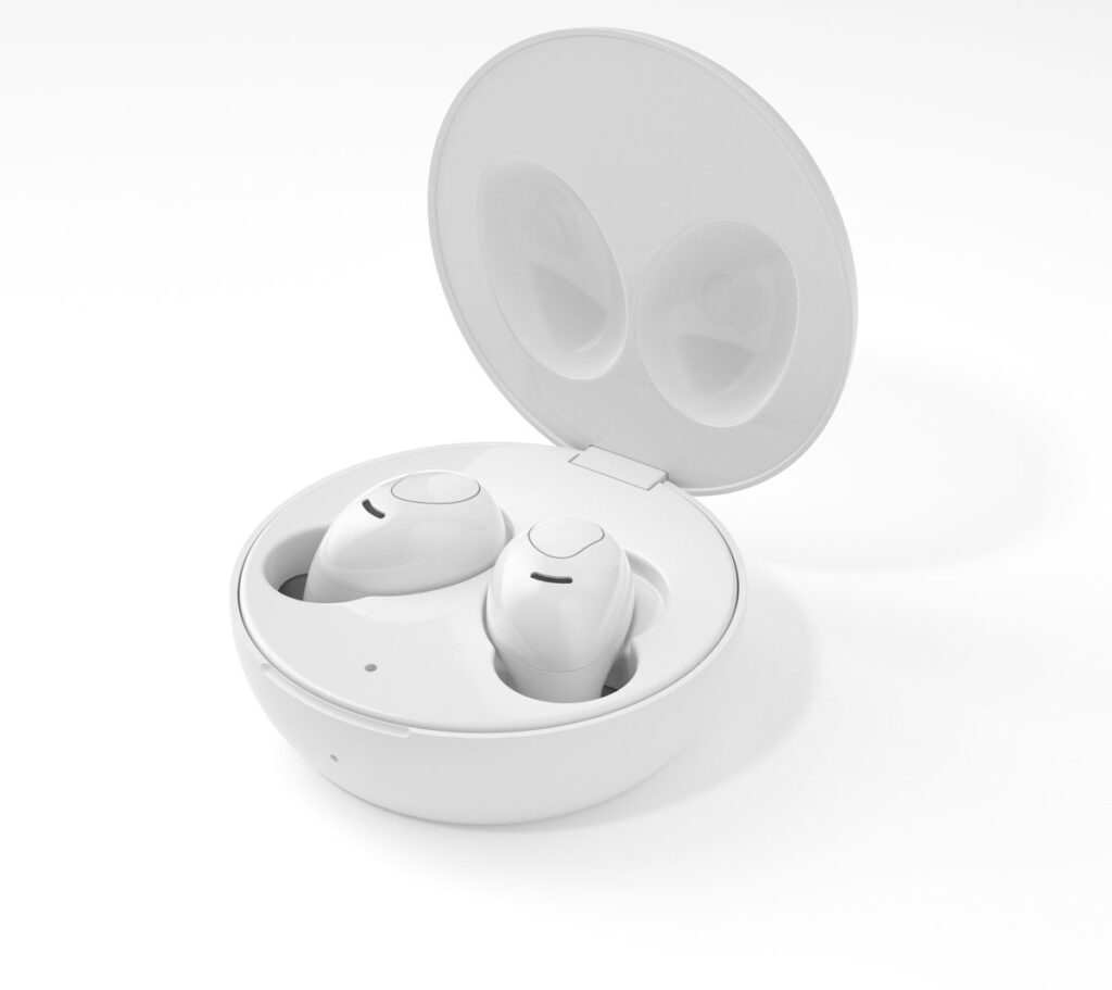 LEDWOOD LD-I9W-TWS-PAST-WHI - LUNA TWS in-ear oordopjes, draadloos opladen, wit