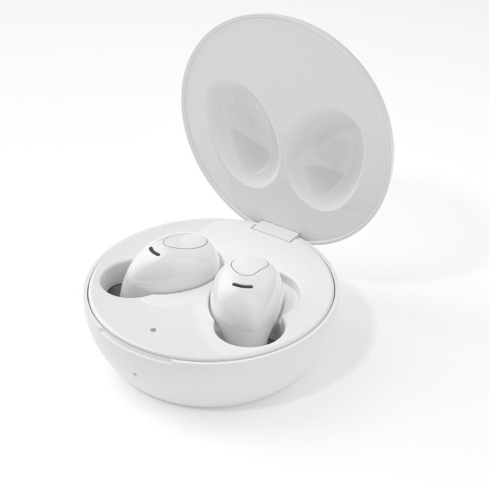 LEDWOOD LD-I9W-TWS-PAST-WHI - LUNA TWS in-ear oordopjes, draadloos opladen, wit