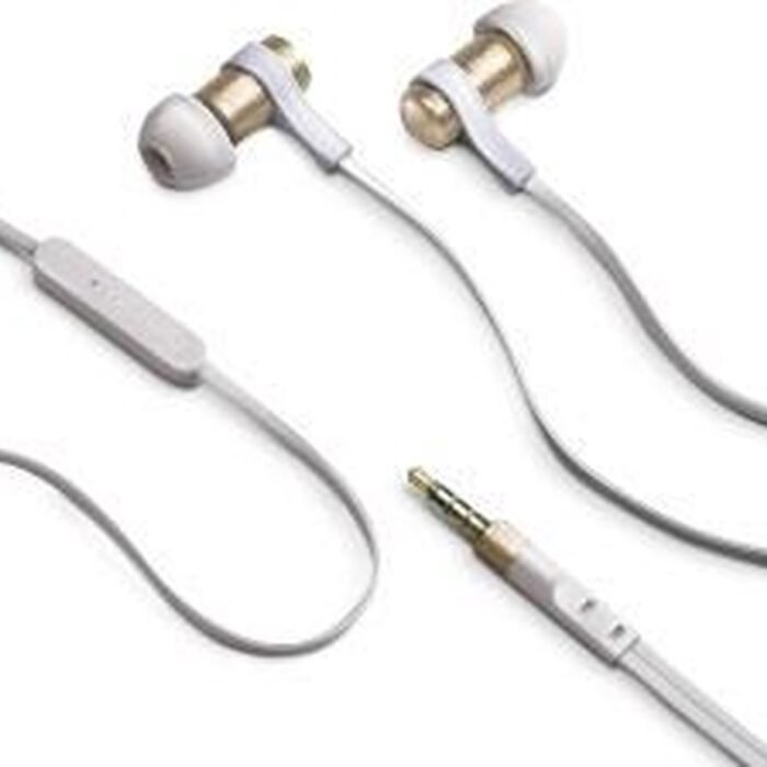 Celly BSIDE35GD hoofdtelefoon/headset In-ear Goud, Wit