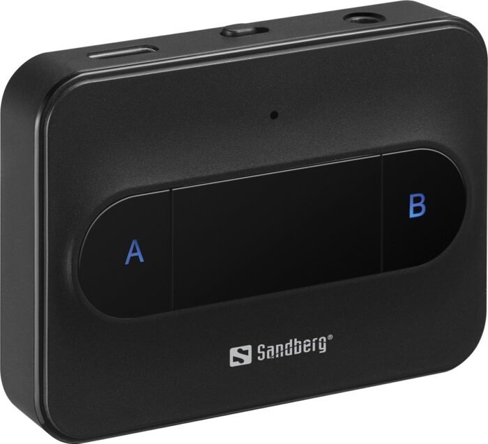 Sandberg 450-13 draadloze audiozender 3,5 mm 10 m Zwart