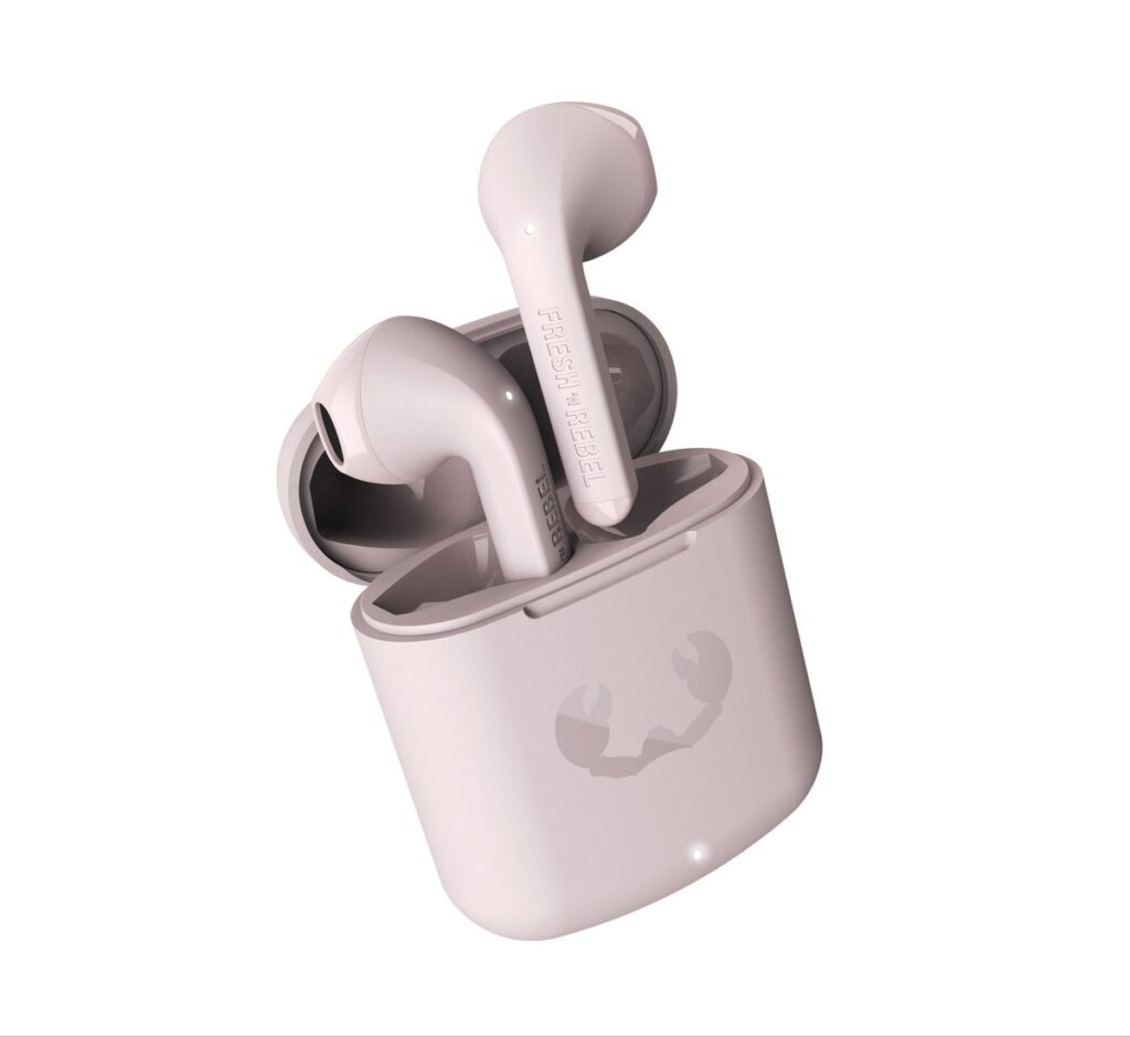 Fresh 'n Rebel Twins Core - True Wireless - 6 uur speelduur (30 uur in totaal) - Smokey Pink