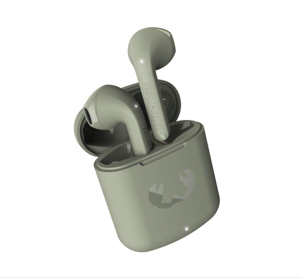 Fresh 'n Rebel Twins Core - True Wireless - 6 uur speelduur (30 uur in totaal) - Dried Green