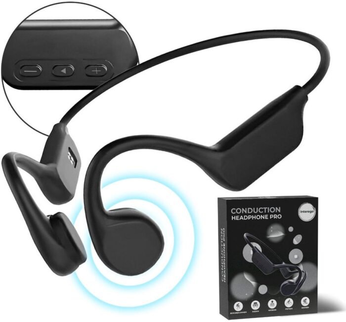 Headphone Pro - Open Ear Koptelefoon - Bone Conduction Koptelefoon - Hardloop - Koptelefoon - IP66 Waterdicht en Stofdicht - Sport Oortjes - Koptelefoon Bone - Draadloze Oordopjes