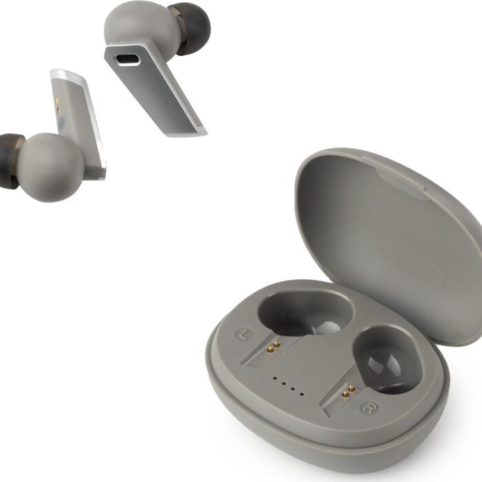 JesJo Draadloze Oordopjes – Draadloze Oortjes – Bluetooth Oordopjes – Intelligent Noise Reduction - Grijs