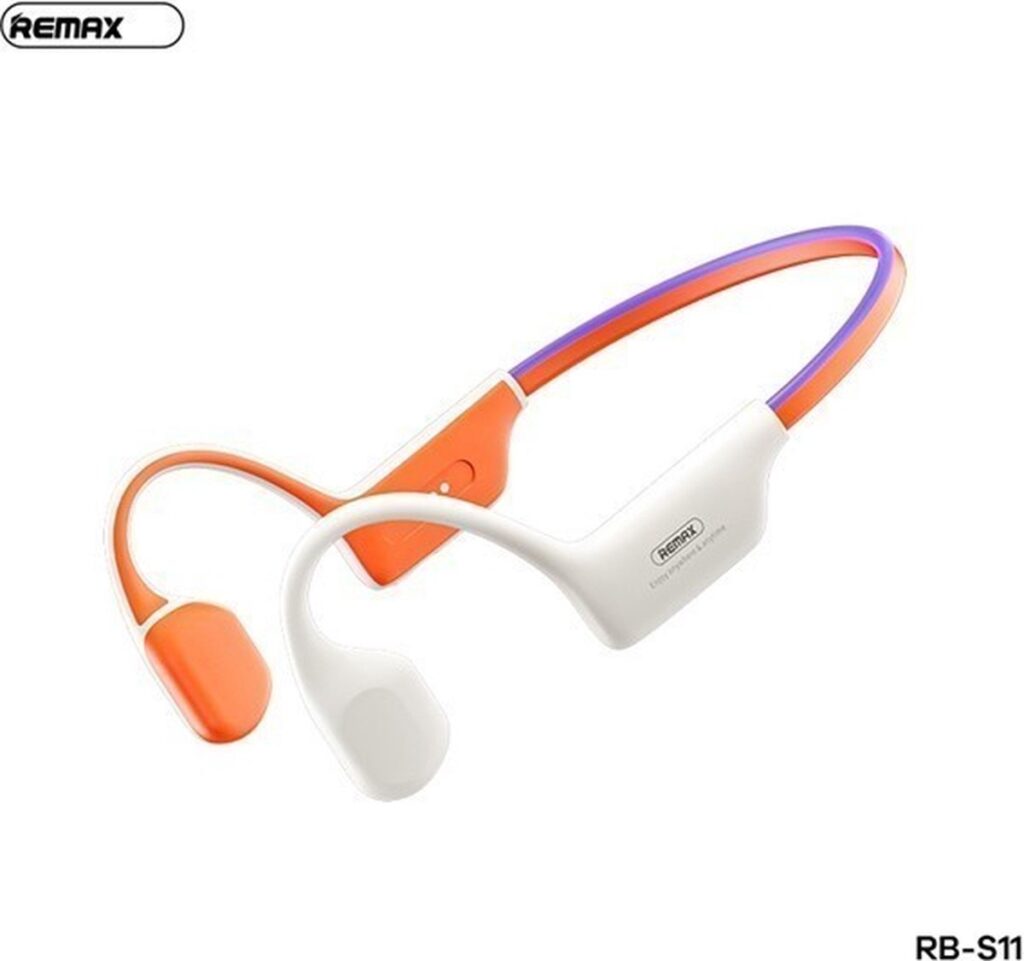 Remax RB-S11 - Bone Conduction Headphones - IP68 - Waterproof - Oranje