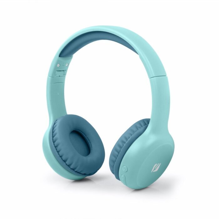 Muse M-215BTB - Draadloze bluetooth stereo hoofdtelefoon voor kinderen, blauw