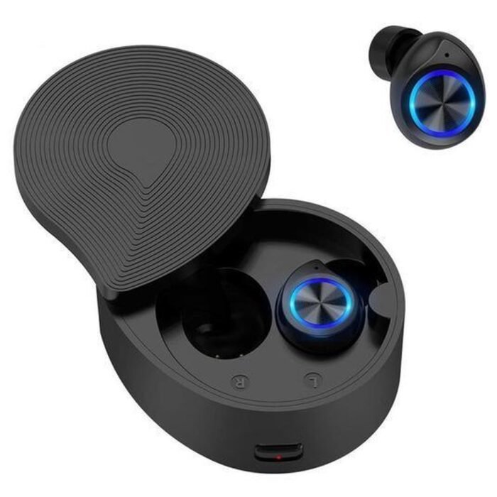 Gymston Volledig Draadloze Oordopjes Met Oplaadcase - Zwart PXII - Draadloze oordopjes - Bluetooth oortjes - Geschikt voor alle bluetooth smartphones - draadloos opladen -iPhone en Android