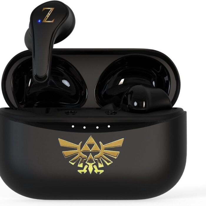 Zelda - draadloze oordopjes | earpods - met oplaadcase - touch control - extra eartips - TWS (zwart)
