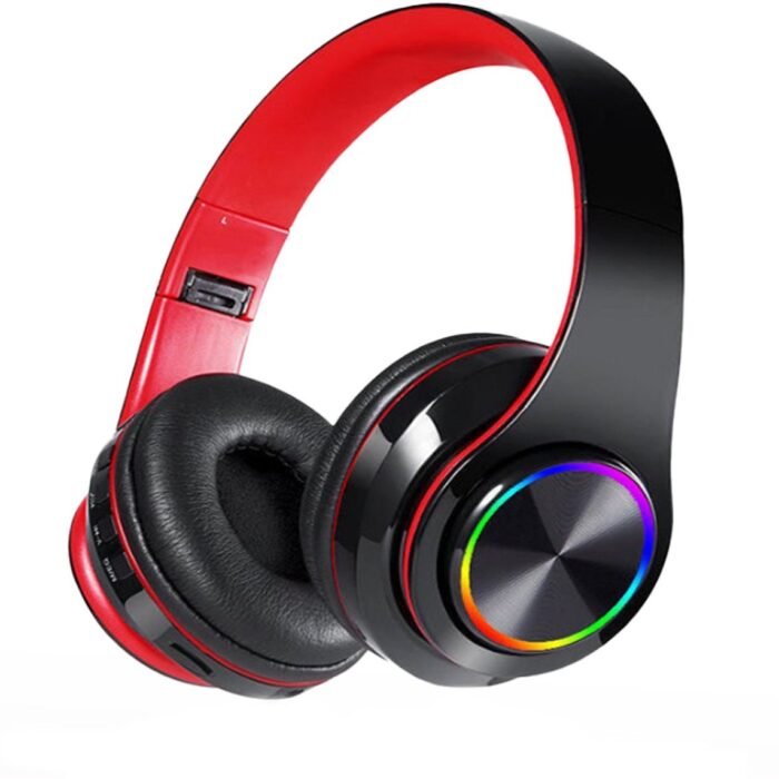 KINSI Gaming Headset met Bluetooth 5.3 - Draadloze Hoofdtelefoon met 3 Verbindingsmodi (Bluetooth/TF-Kaart/AUX) - 50mm Drivers & Ruimtelijk Geluid