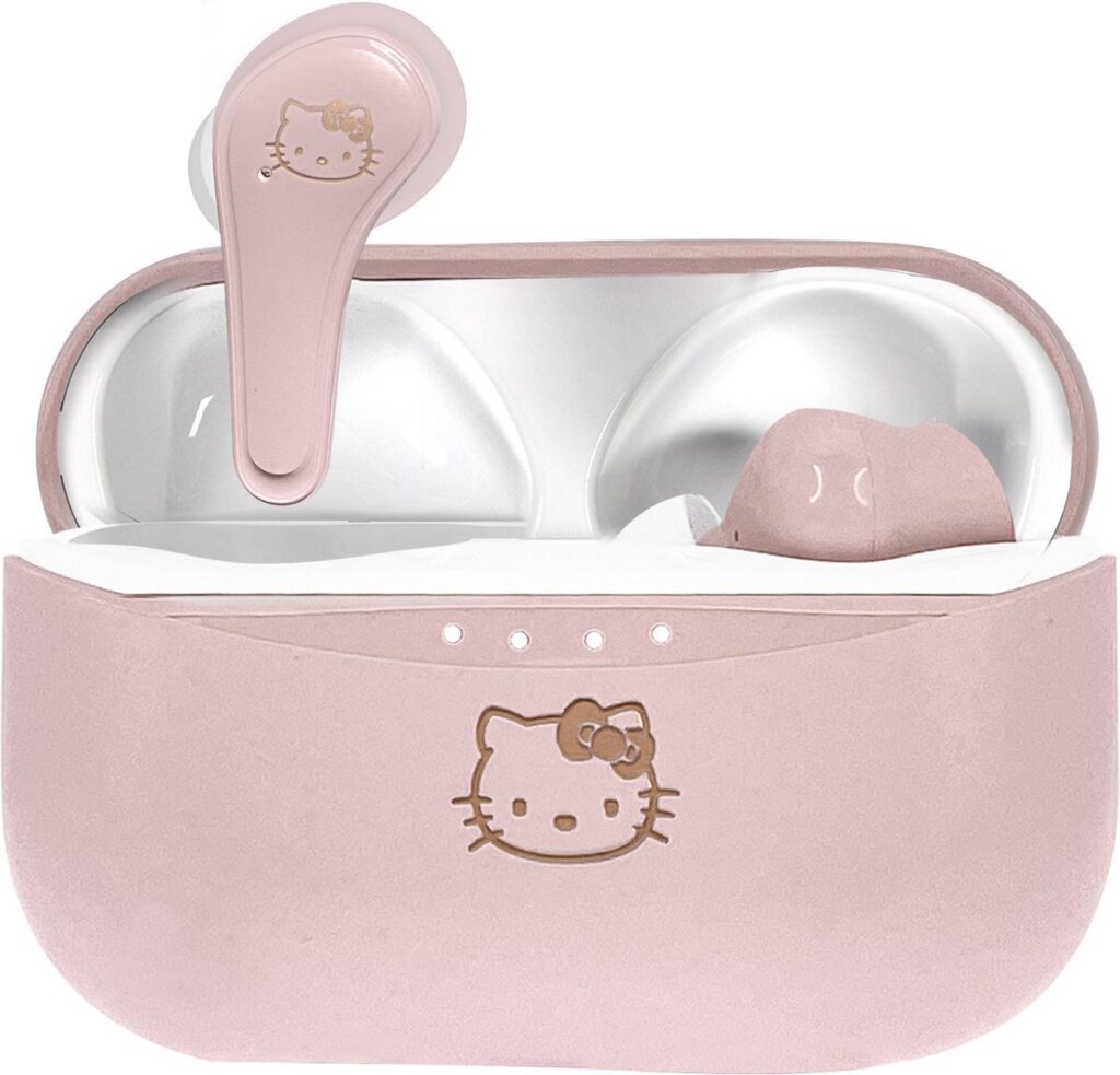 Hello Kitty - draadloze oordopjes - met oplaadcase - touch control - extra eartips - TWS earpods bluetooth
