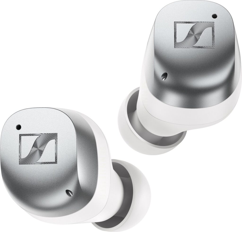 Sennheiser Momentum True Wireless 4 - Draadloze oordopjes met Noise Cancelling - 30u batterij - Snelladen - 6 Microfoons - White Silver