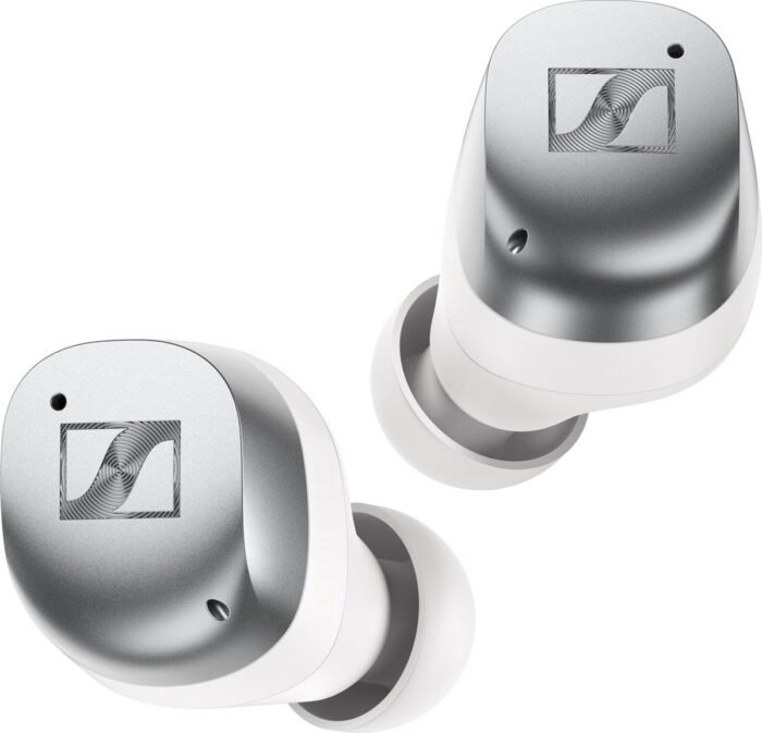 Sennheiser Momentum True Wireless 4 - Draadloze oordopjes met Noise Cancelling - 30u batterij - Snelladen - 6 Microfoons - White Silver