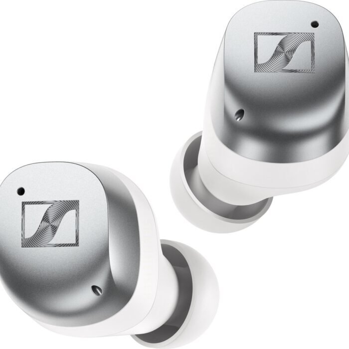 Sennheiser Momentum True Wireless 4 - Draadloze oordopjes met Noise Cancelling - 30u batterij - Snelladen - 6 Microfoons - White Silver