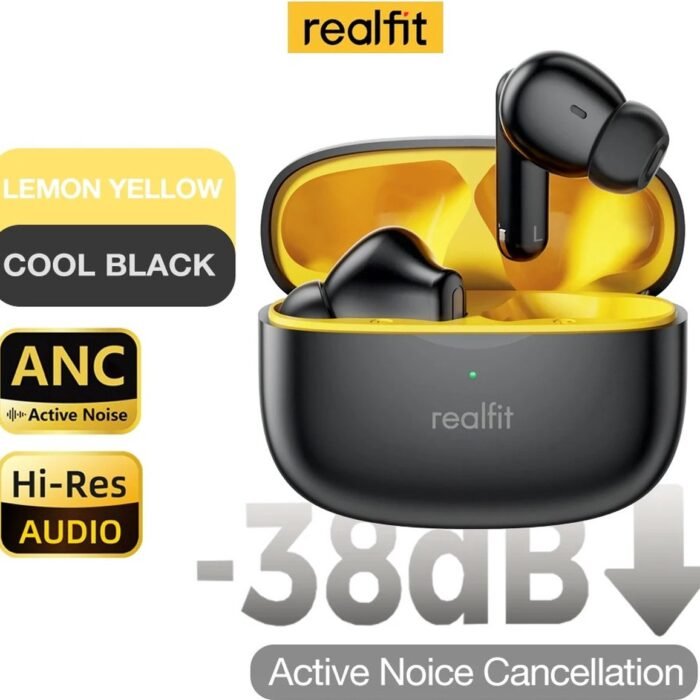 Draadloze Bluetooth Oordopjes - Active Noise Cancelling - 26u speeltijd - HiFi - Stereo - HD - Oplaadbare Case