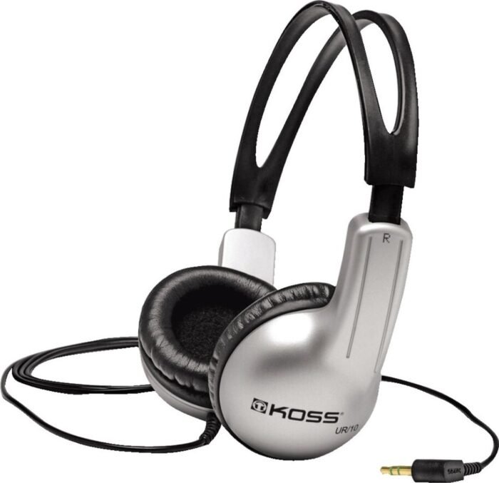 Koss UR 10 - On - Ear - koptelefoon - Zwart/Zilver