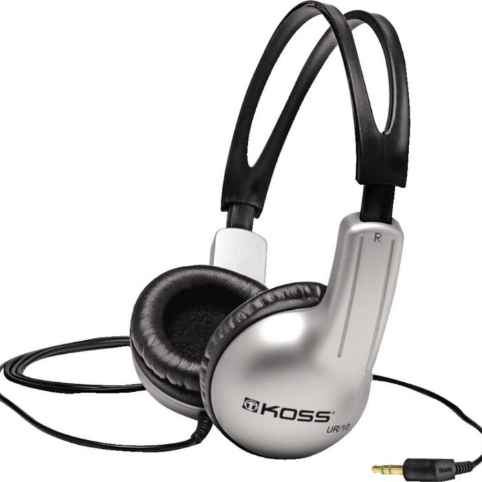 Koss UR 10 - On - Ear - koptelefoon - Zwart/Zilver