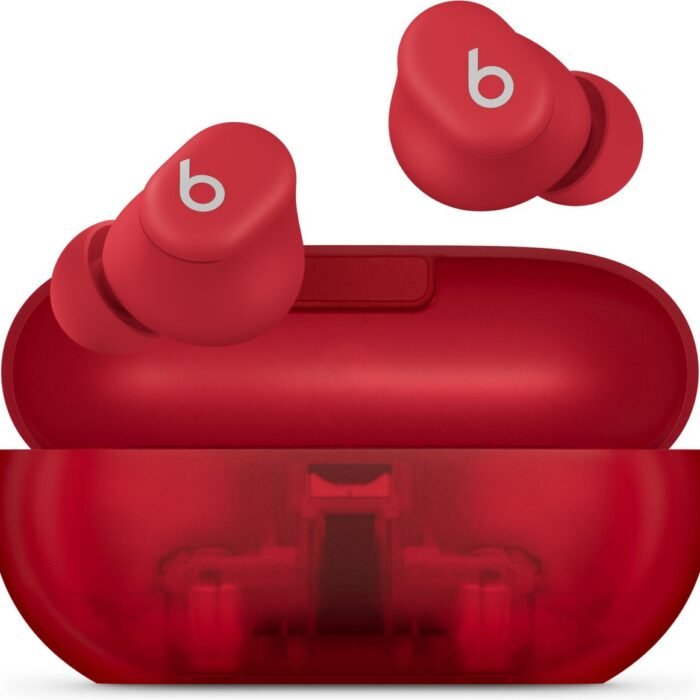 Apple Beats Solo Buds - Echt draadloze oortjes - Transparant rood
