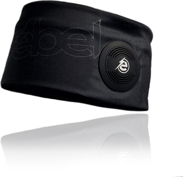 Earebel - Performance - sport koptelefoon - on ear - koptelefoon - Hoofdband - maat L/XL - hardlopen - fitness – fietsen - Zwart