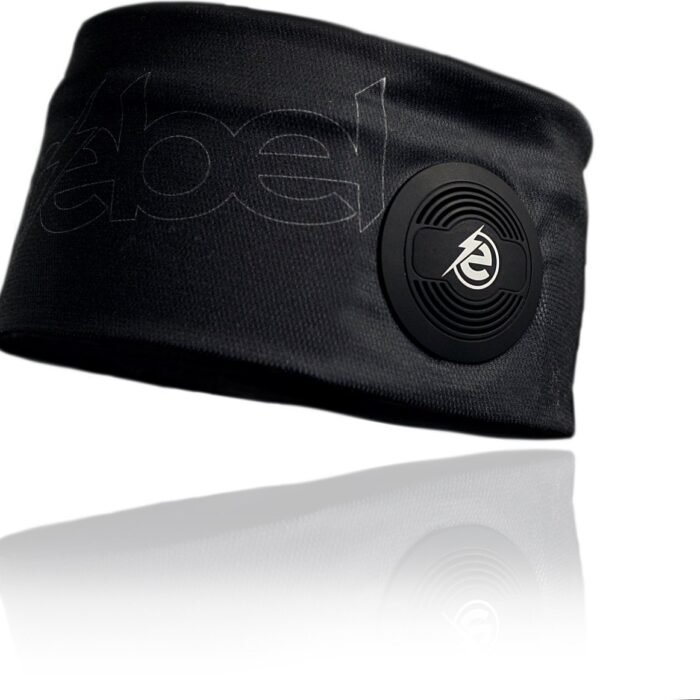 Earebel - Performance - sport koptelefoon - on ear - koptelefoon - Hoofdband - maat L/XL - hardlopen - fitness – fietsen - Zwart