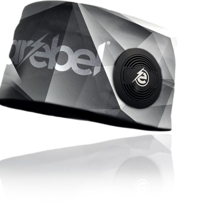 Earebel - Performance - sport koptelefoon - on ear - koptelefoon - Hoofdband - maat S/M - hardlopen - fitness – fietsen - Grijs