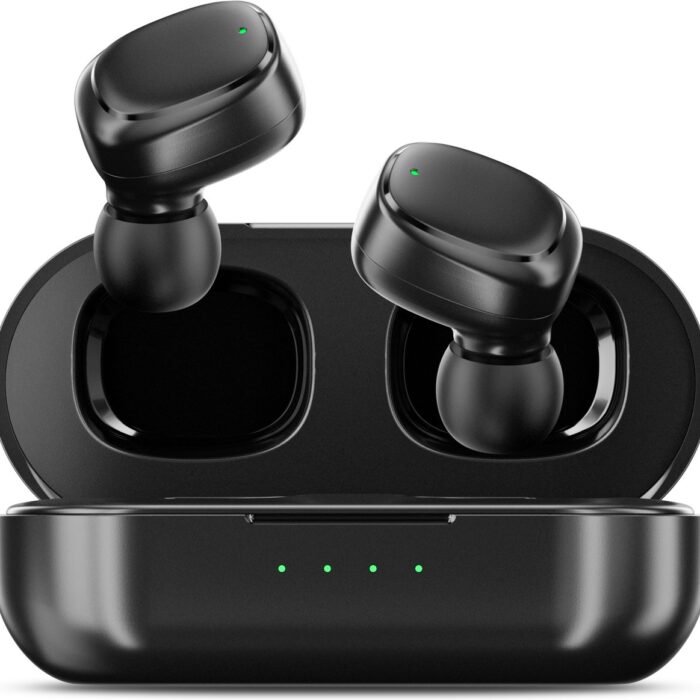 Huvox Aeropods Draadloze Oordopjes - Bluetooth Oordopjes - Zwart - Draadloze Oortjes