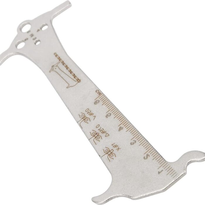 3 in 1 Bike Chain Meten Heerser Duurzaam Rvs Mountainbike Chain Slijtage Meetinstrument Zwart Fiets Accessoire Voor Racefietsen - Fietskettinggereedschap .