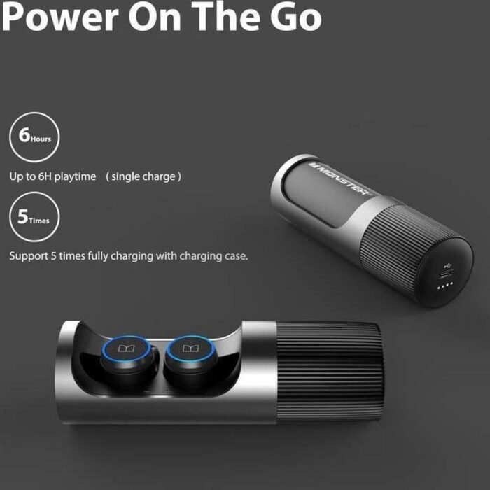 Monster Clarity 101 Airlinks Draadloze in-ear oordopjes - Zwart