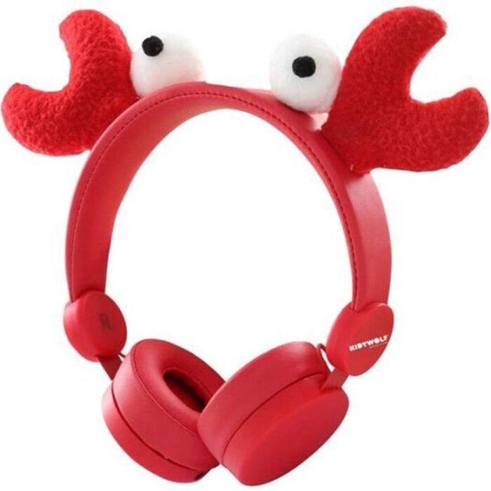 Kidywolf -koptelefoon voor kinderen - Rood