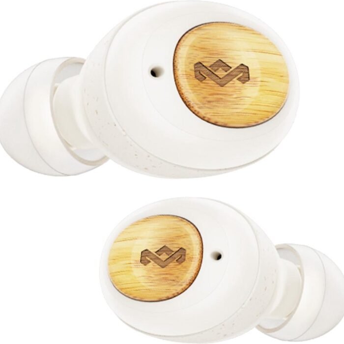 House of Marley Champion Volledig Draadloze Oordopjes - Bluetooth Oordopjes - 8 uur Speeltijd - Duurzaam gemaakt - Compacte oplaadcase - Bamboe