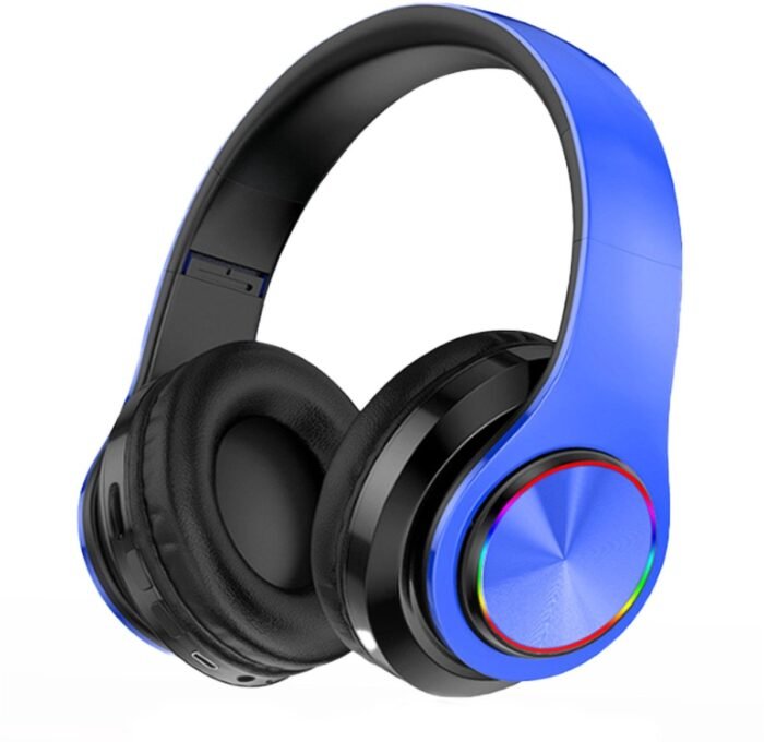 KINSI Gaming Headset met Bluetooth 5.3 - Draadloze Hoofdtelefoon met 3 Verbindingsmodi (Bluetooth/TF-Kaart/AUX) - 50mm Drivers & Ruimtelijk Geluid