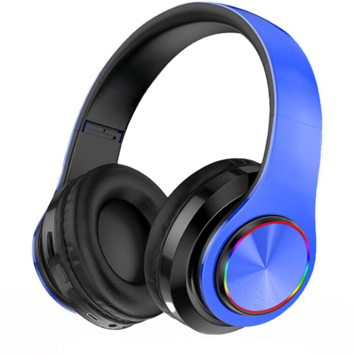 KINSI Gaming Headset met Bluetooth 5.3 - Draadloze Hoofdtelefoon met 3 Verbindingsmodi (Bluetooth/TF-Kaart/AUX) - 50mm Drivers & Ruimtelijk Geluid