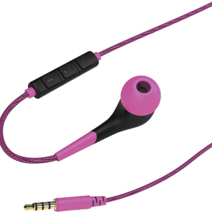Hama Neon Headset Bedraad In-ear Muziek Zwart