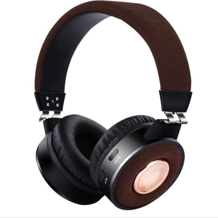 Draadloze Koptelefoon met Bluetooth - on-ear - bruin