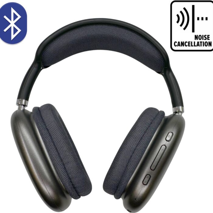 Sanovo - Koptelefoon - Bluetooth - Draadloos - Zwart - Passive Noise cancelling - Stevige Opbergdoos - Kinderen - Headset - Ruisonderdrukking