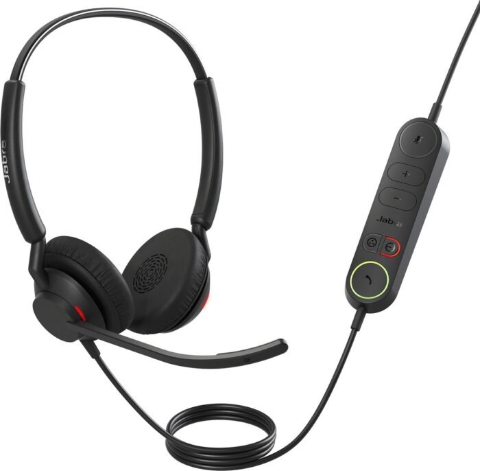 Jabra Engage 40 Headset Bedraad Hoofdband Kantoor/callcenter USB Type-A Zwart