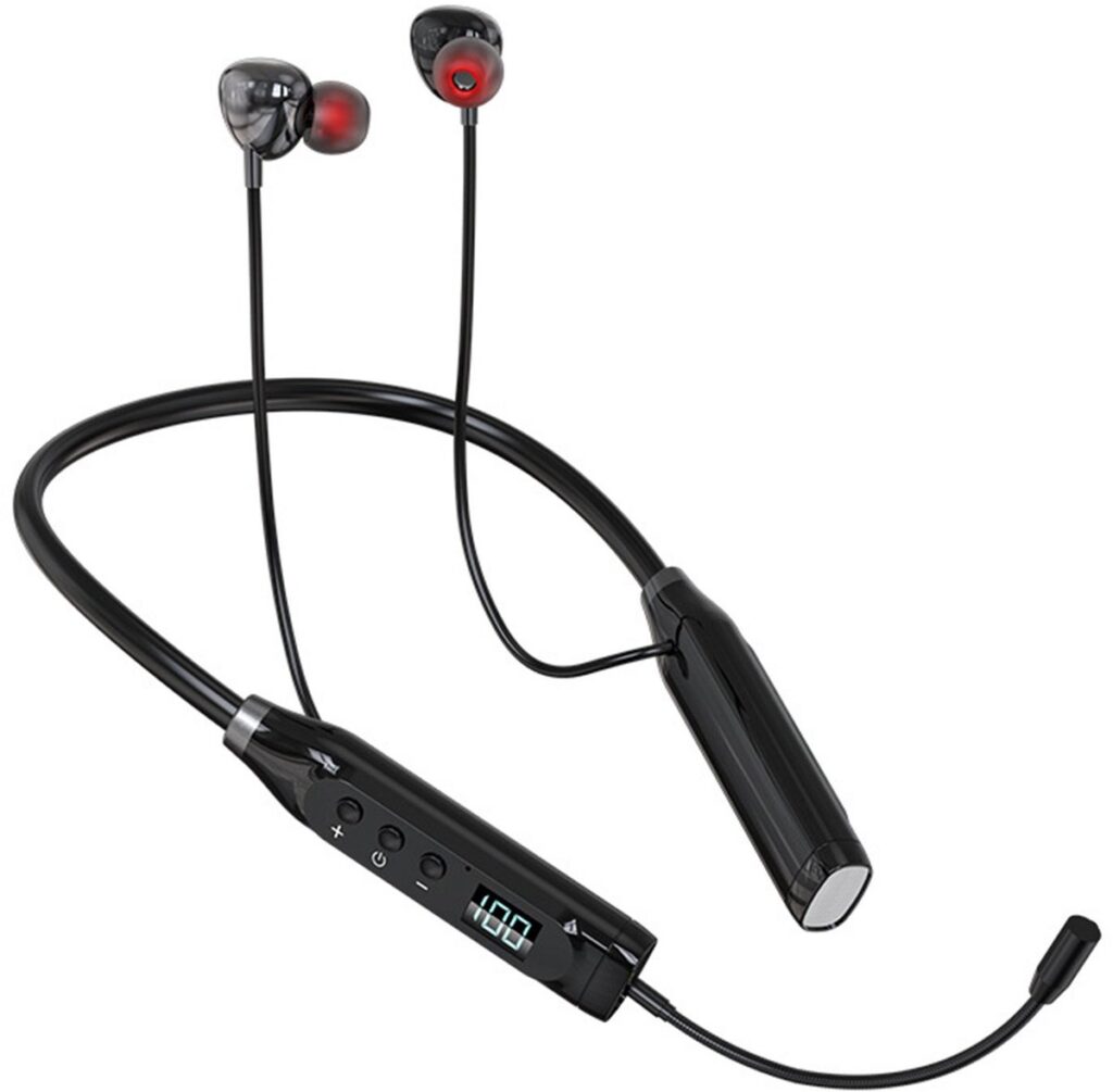 KINSI Draadloze Open-Ear Hoofdtelefoon - Nek-hangende hoofdtelefoon - Bluetooth 5.3 | 10 Uur Speeltijd