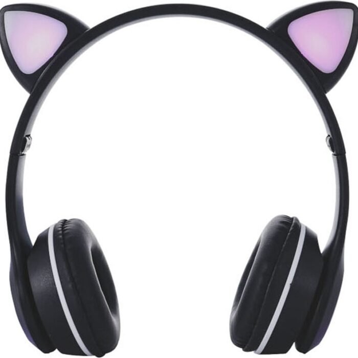 M.TK Draadloze Koptelefoon voor kinderen Zwart Kleur - Bluetooth Hoofdtelefoon 5 uur ononderbroken speeltijd - Kinder Hoofdtelefoon-Draadloze Koptelefoon - Zwart Kleur