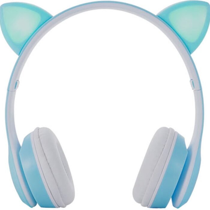 M.TK Draadloze Koptelefoon voor kinderen Blauw Kleur - Bluetooth Hoofdtelefoon 5 uur ononderbroken speeltijd - Kinder Hoofdtelefoon-Draadloze Koptelefoon - Blauw Kleur