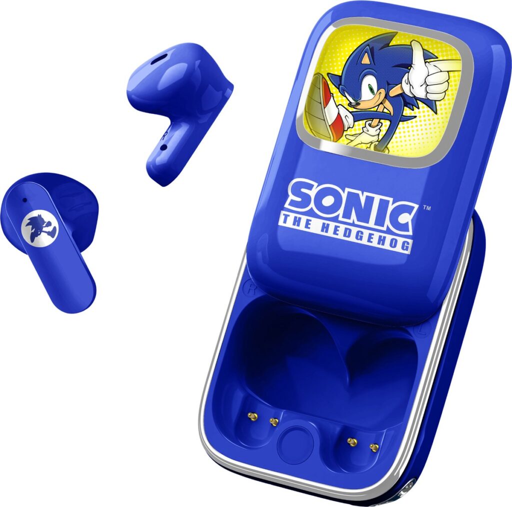 Sonic - draadloze oordopjes - scherm met LED verlichting - met oplaadcase - touch control - lange batterijduur - TWS earpods bluetooth