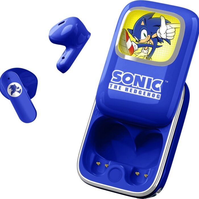 Sonic - draadloze oordopjes - scherm met LED verlichting - met oplaadcase - touch control - lange batterijduur - TWS earpods bluetooth