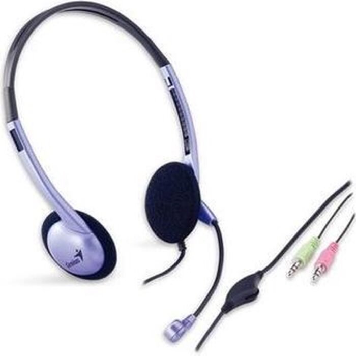 Genius HS-04S Headset Bedraad Hoofdband Kantoor/callcenter Zilver