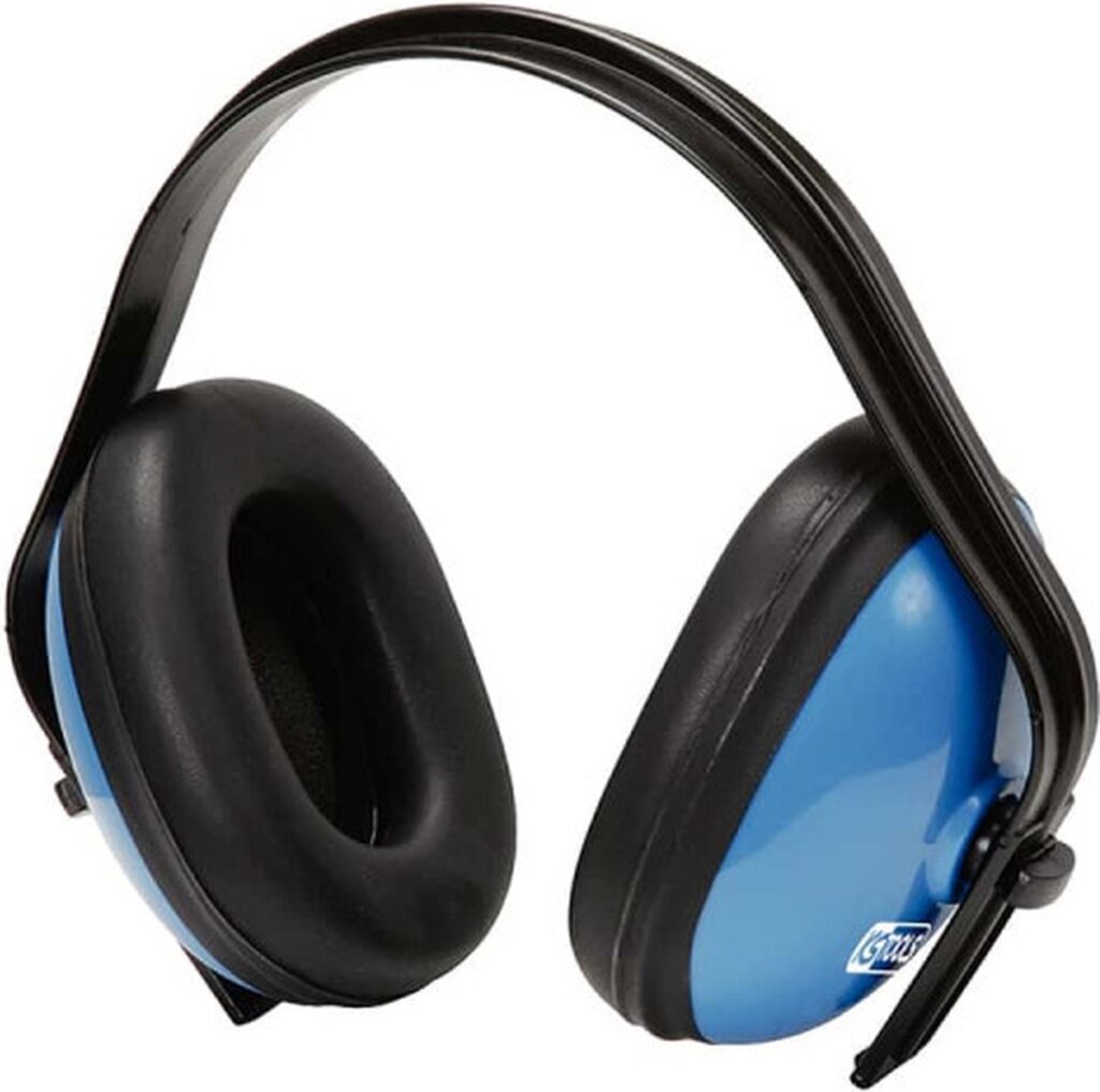 KS TOOLS Geluidsonderdrukkende hoofdtelefoon - blauw en zwart - 25 dB - 310.0131